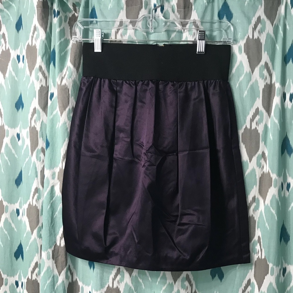 ADAM by Adam Lippes silk purple skirt